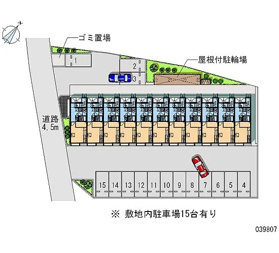 ★手数料０円★八王子市大楽寺町　月極駐車場（LP）